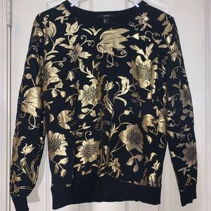 Gold and Black Sweater